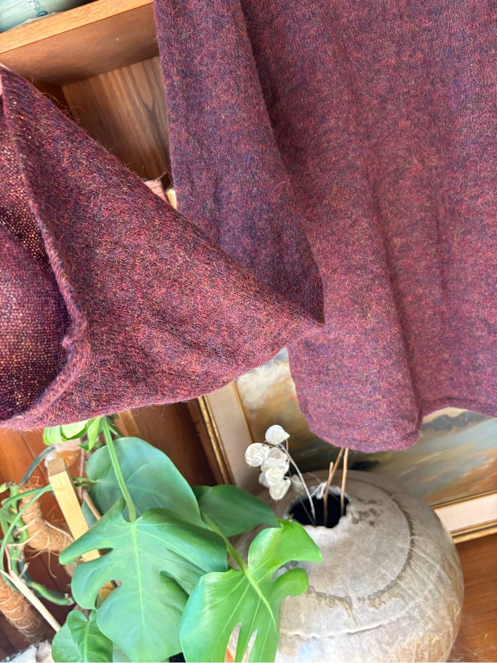 90s VTG Giant Oversize Merino Blend sweater OS - Picture 4 of 9